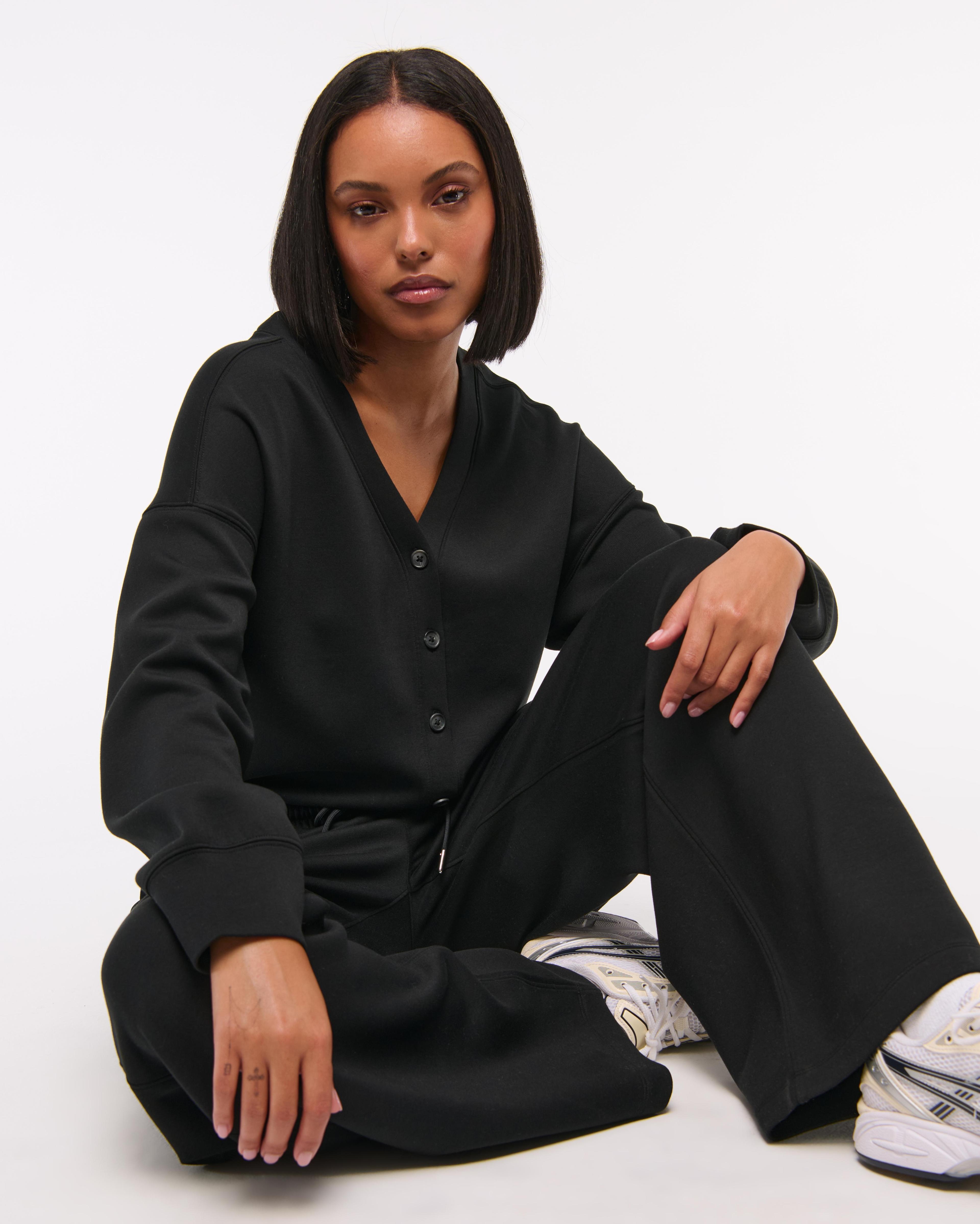 YPB neoKNIT Long-Sleeve Henley Jumpsuit Product Image