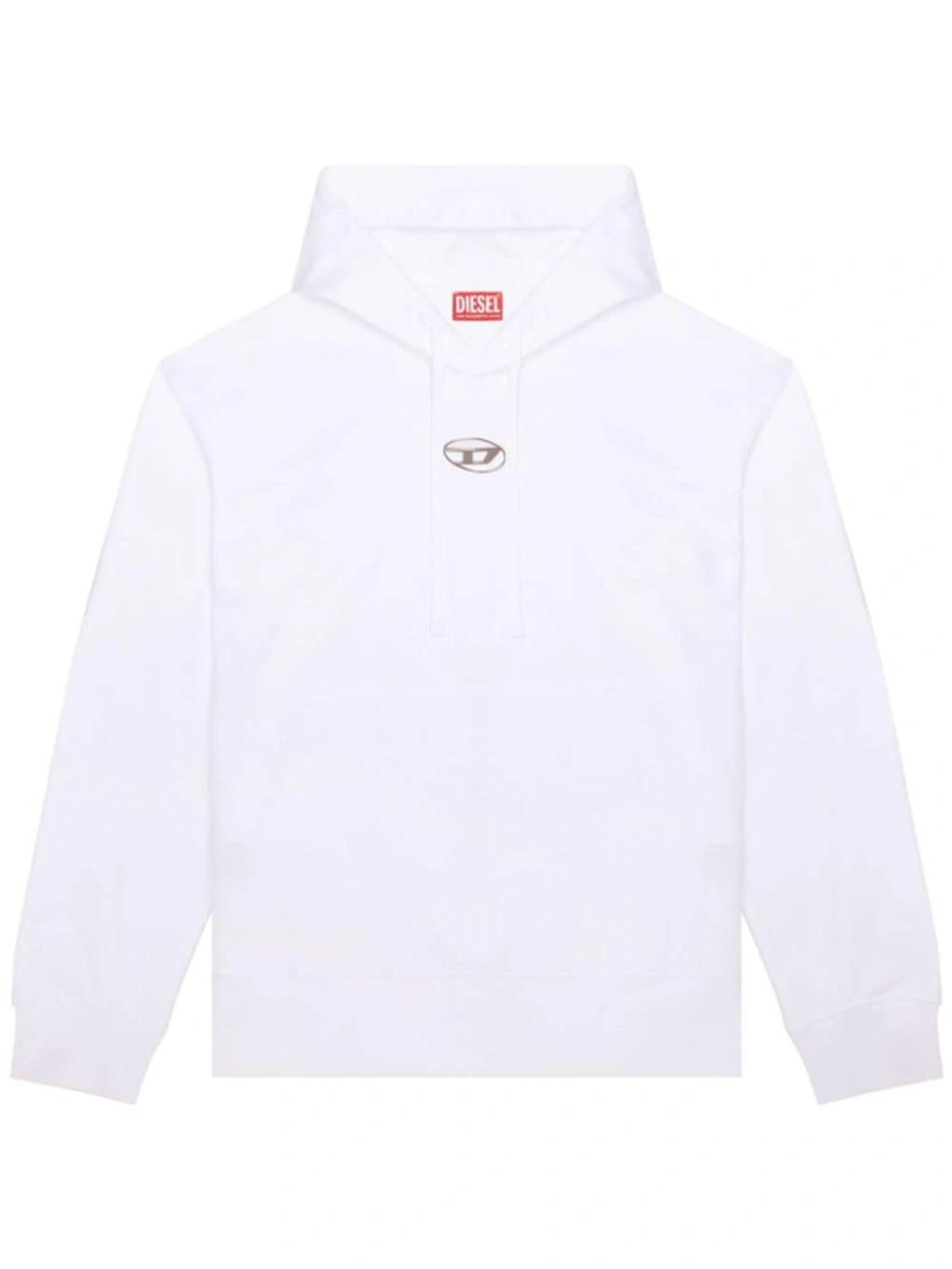 Oversized Hoodie With Metallic Logo In Tobedefined Product Image