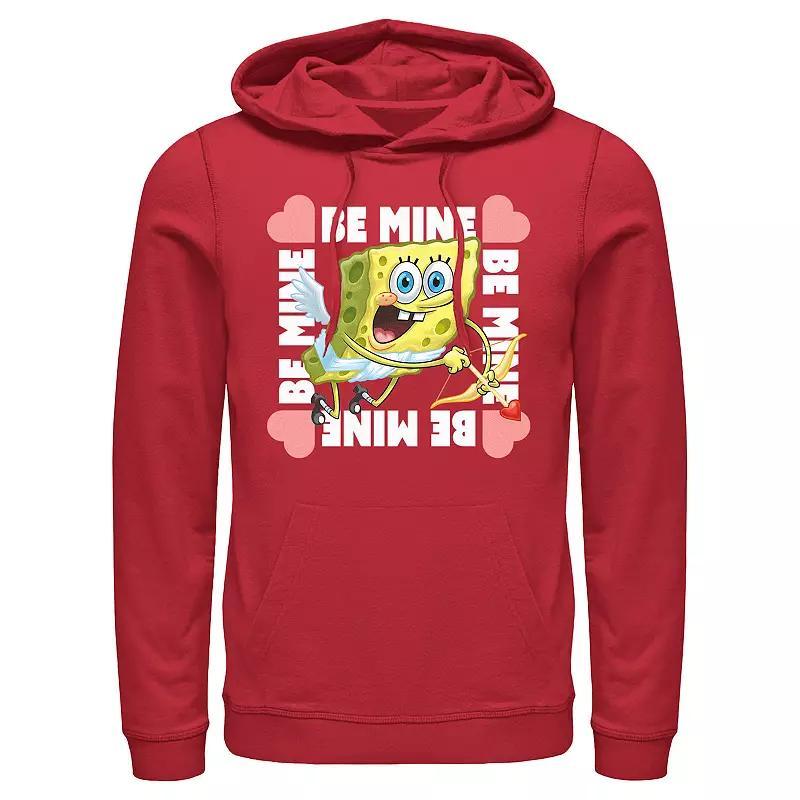 Mens SpongeBob SquarePants Be Mine Sponge Graphic Hoodie Product Image