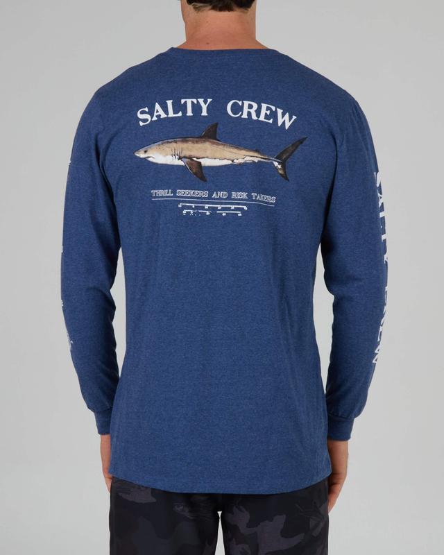 Bruce L/S Tee - Navy Heather Product Image