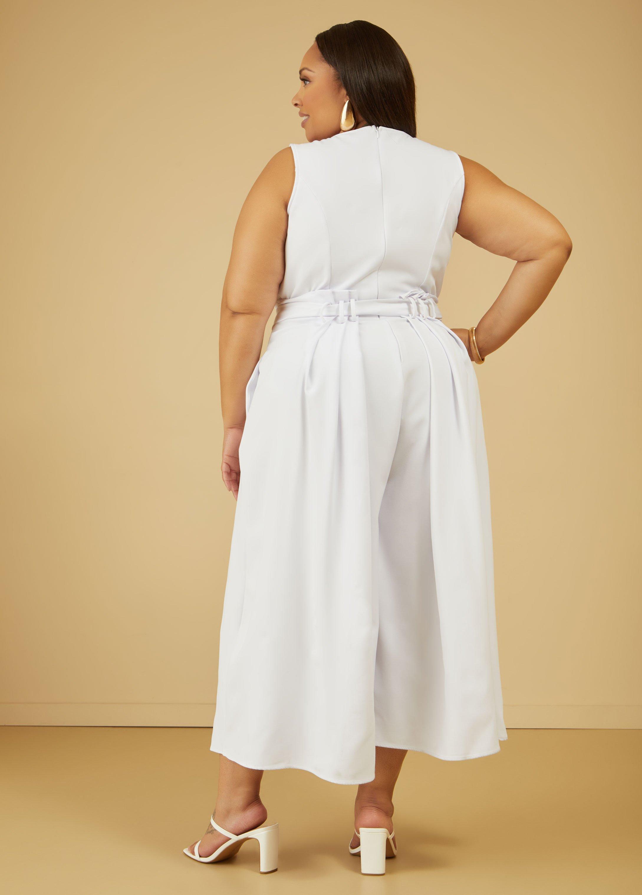 Cropped Wide Leg Jumpsuit Product Image