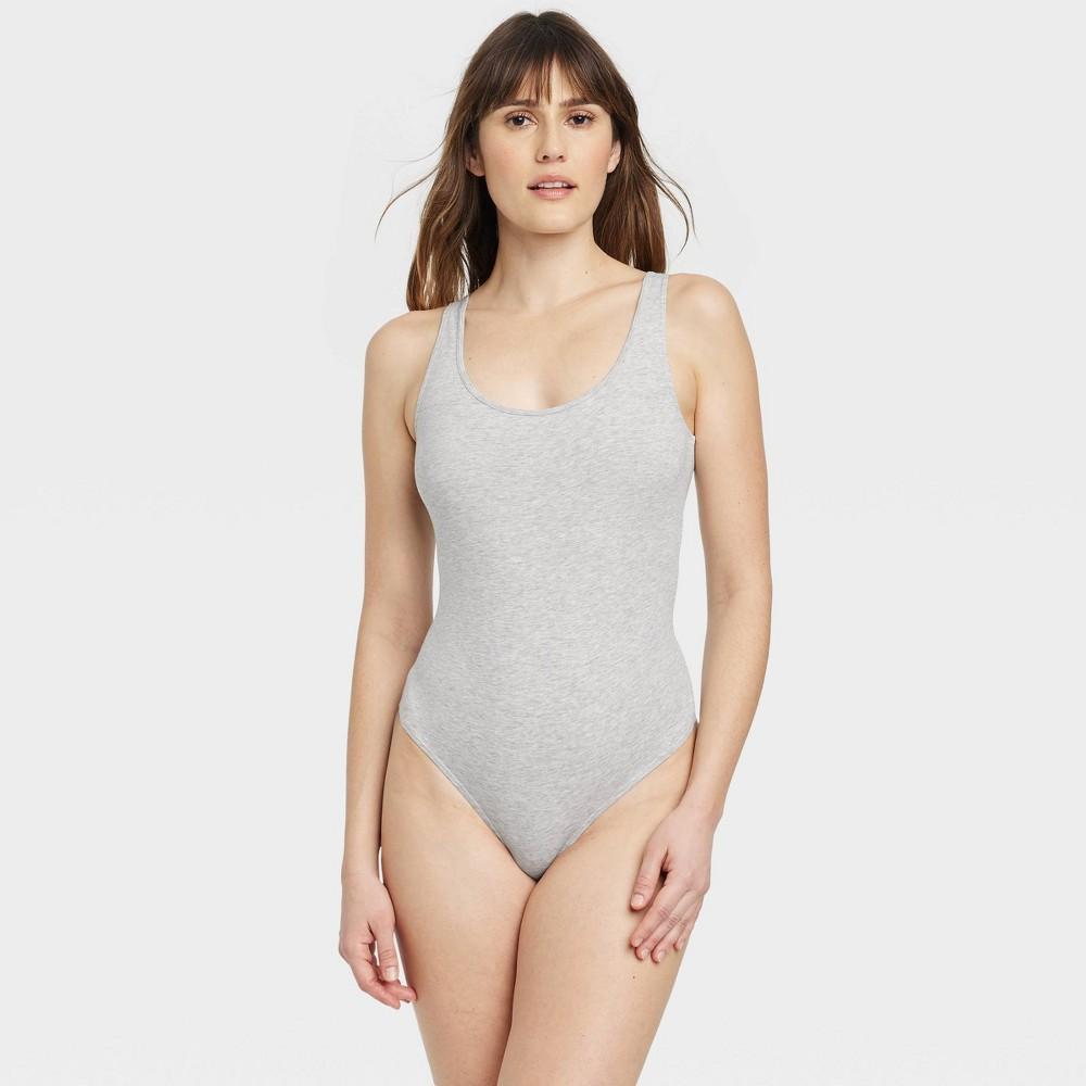 Womens Cotton Stretch Tank Bodysuit - Auden M Product Image