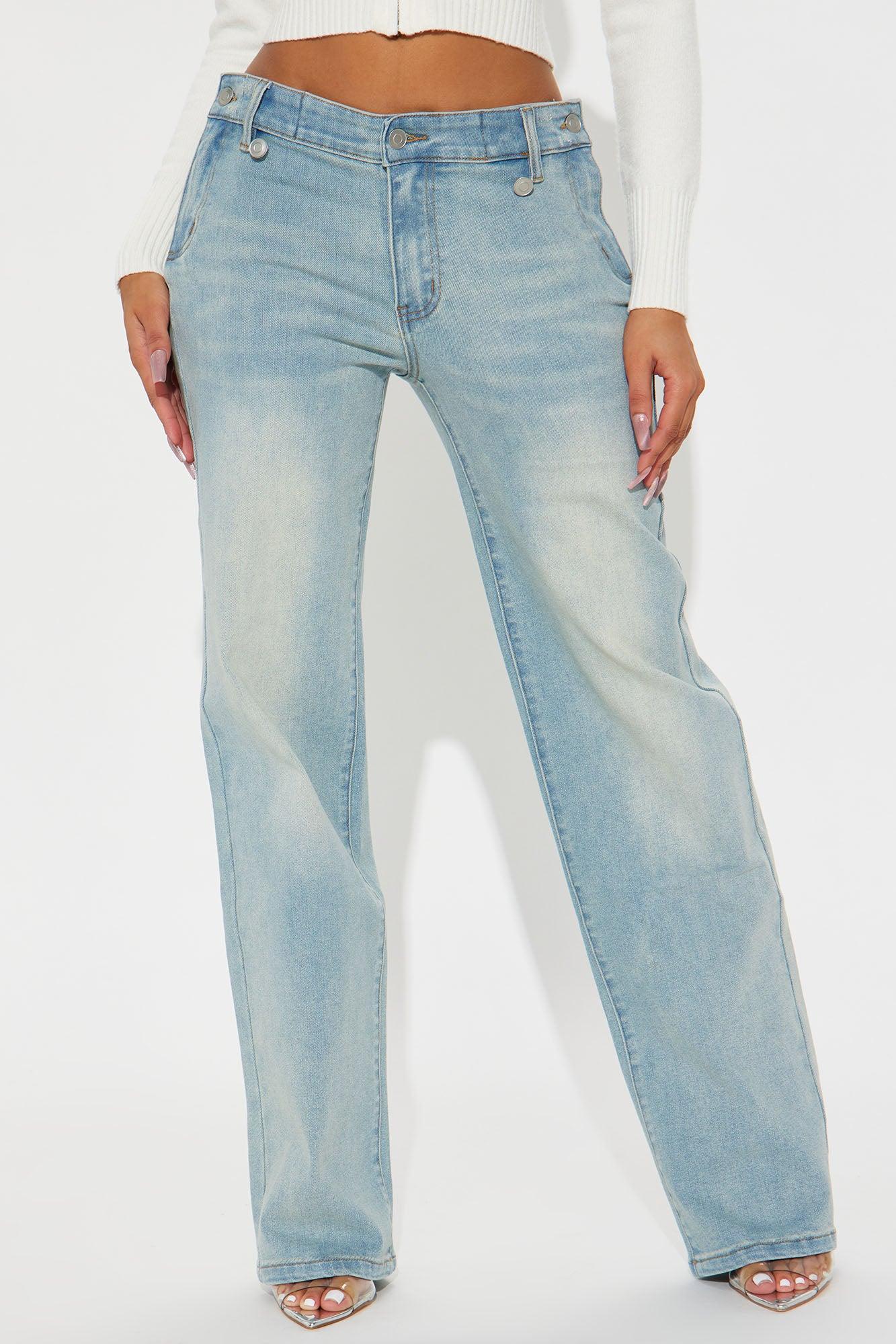 Dare Me To Tinted Straight Leg Jeans - Vintage Wash Product Image