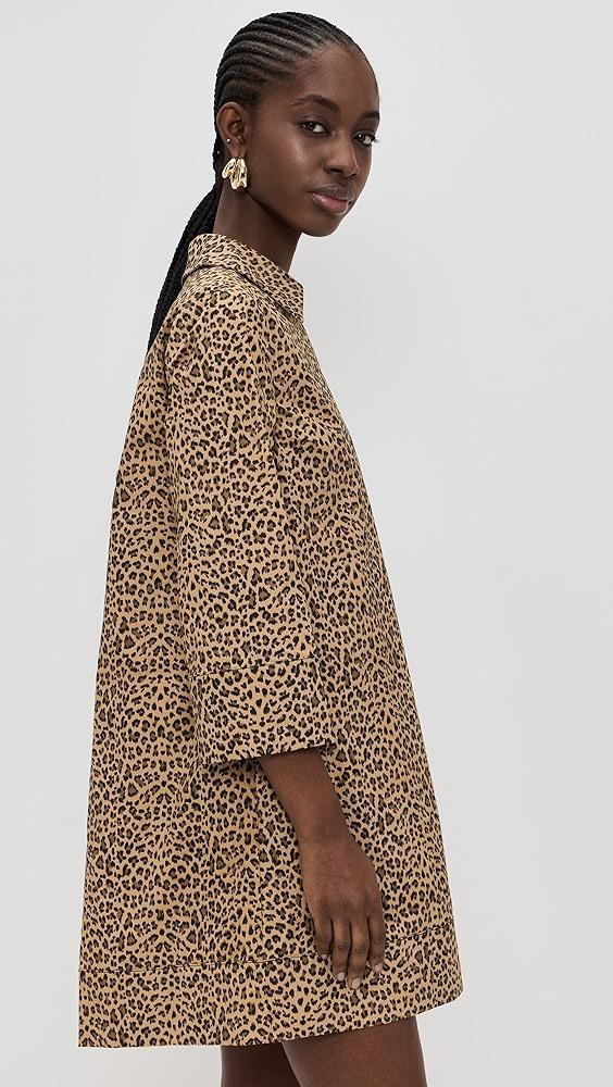 English Factory Leopard Collar Mini Dress | Shopbop Product Image