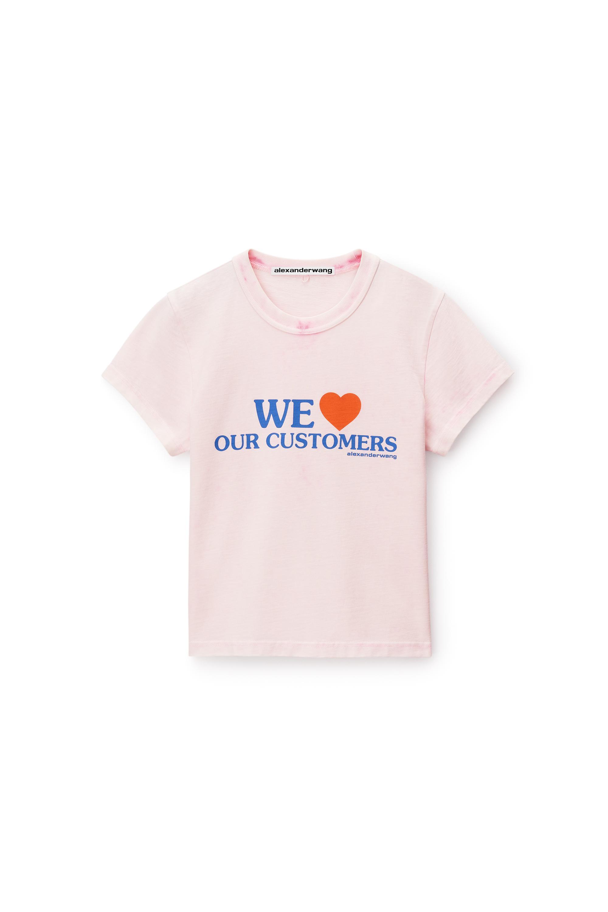 Love Our Customers Shrunken Tee Product Image