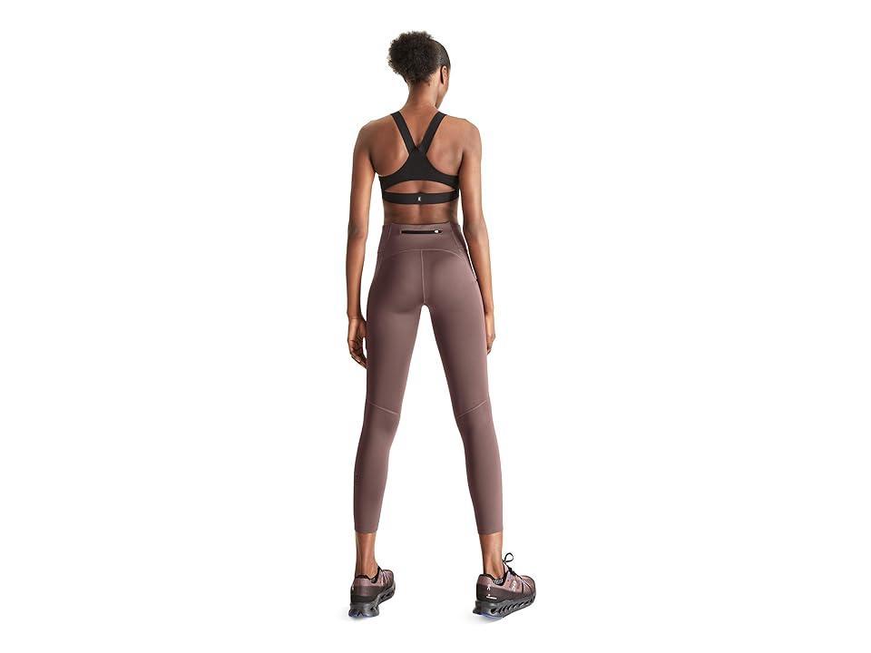 On Performance Tights 7/8 (Grape) Women's Clothing Product Image