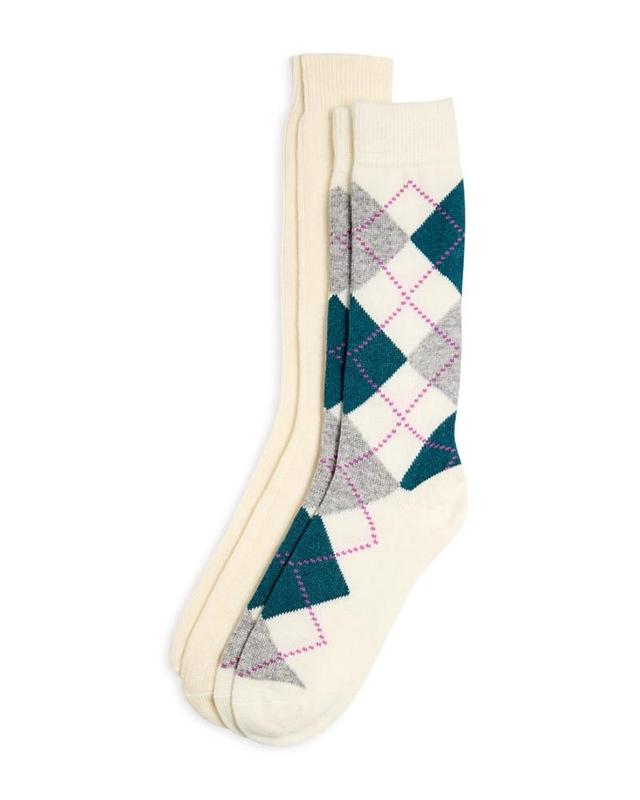 The Mens Store at Bloomingdales Argyle Cashmere Socks, Pack of 2 - 100% Exclusive Product Image