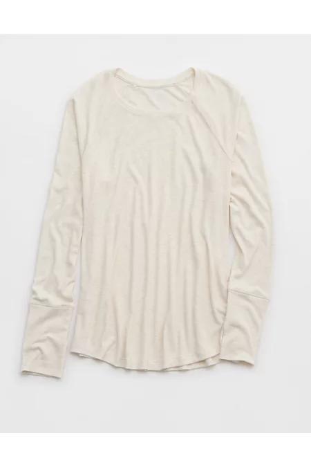 OFFLINE By Aerie Thumbs Up Ribbed Raglan Long Sleeve T-Shirt Women's Product Image