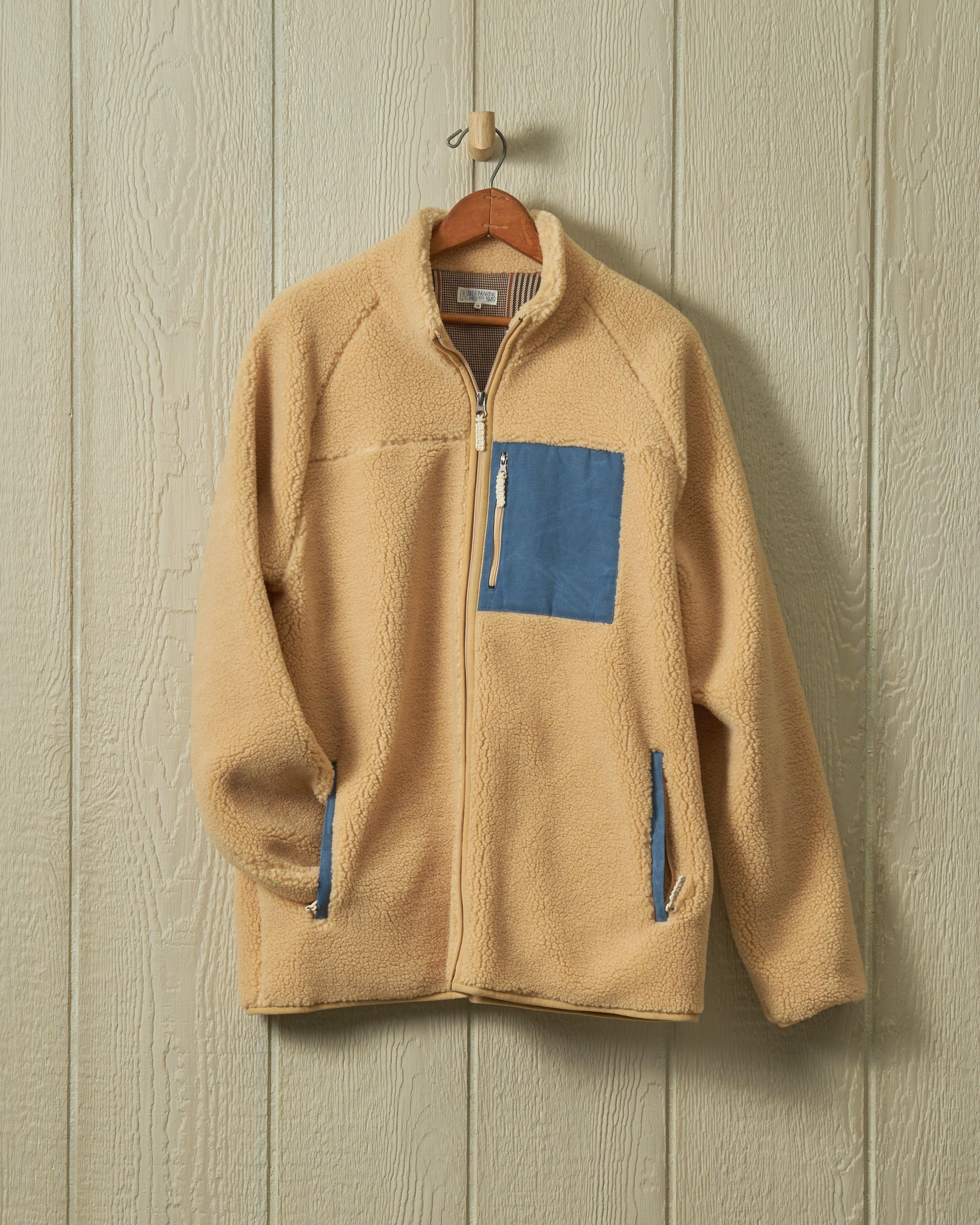 Whalsay Fleece Jacket in Natural Product Image