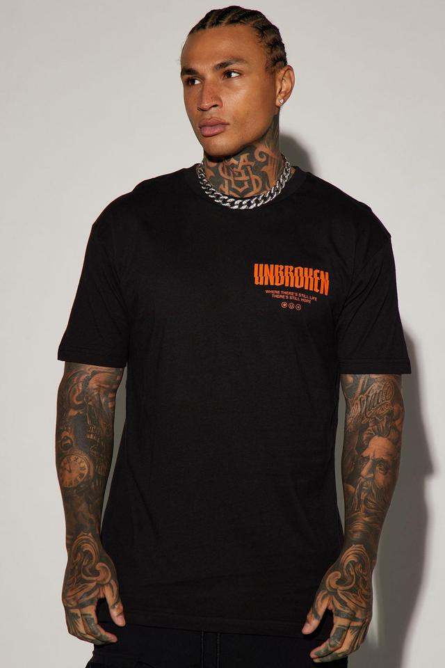 Unbroken And Free Short Sleeve Tee - Black Product Image