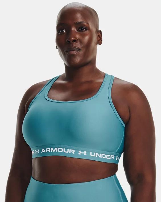 Under Armour Womens Armour Crossback Medium Support Sports Bra , 1X - Womens Workout Bras at Academy Sports Product Image