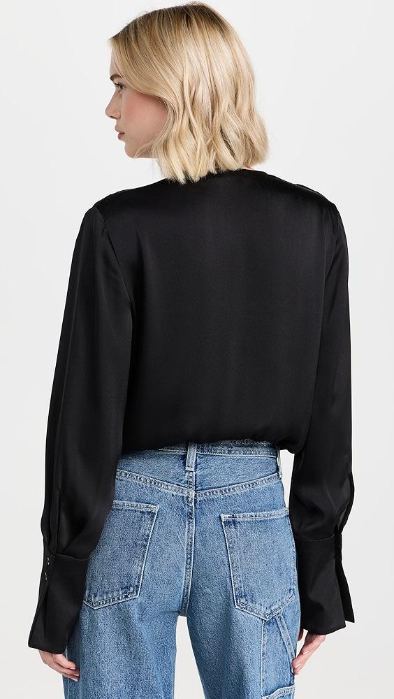 Favorite Daughter The Date Blouse Thong Bodysuit | Shopbop Product Image