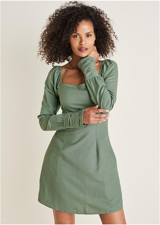 Off-The-Shoulder Mini Dress Product Image