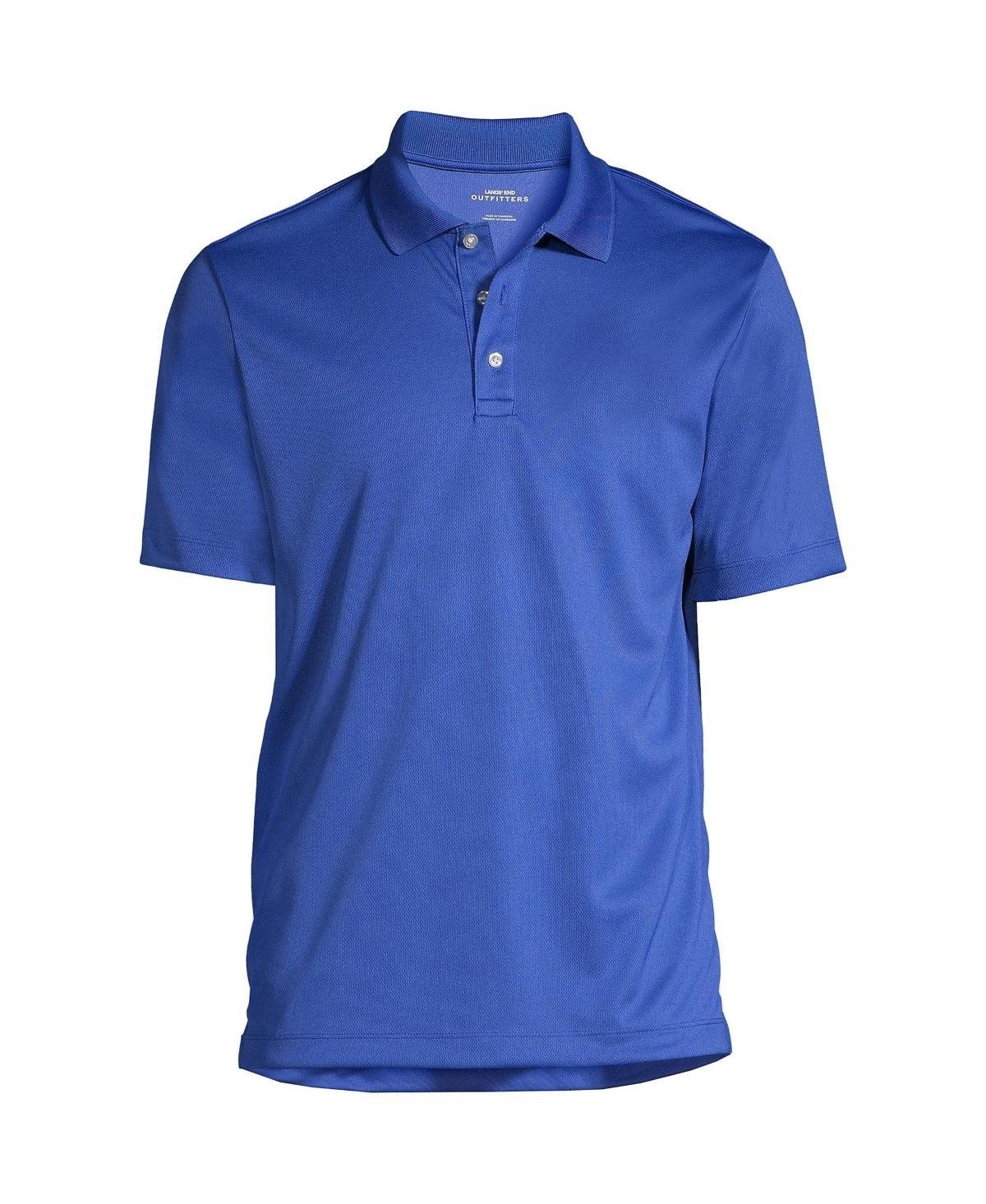 Lands End Mens Short Sleeve Solid Active Polo Shirt Product Image