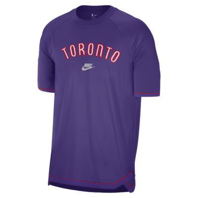 Toronto Raptors Hardwood Classics Nike Men's Dri-FIT NBA Short-Sleeve Pregame Top Product Image