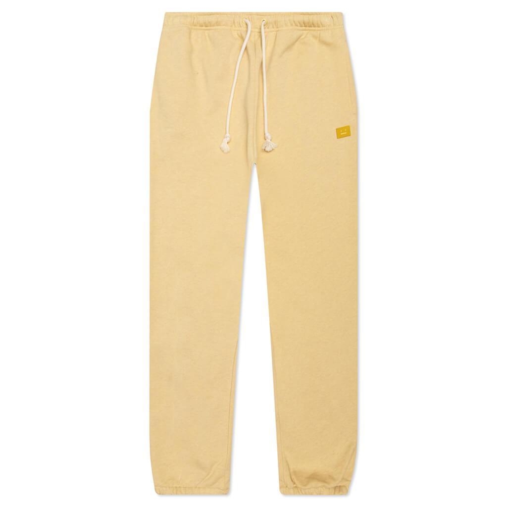 Fleece Sweatpants - Pale Yellow/Melange Male Product Image