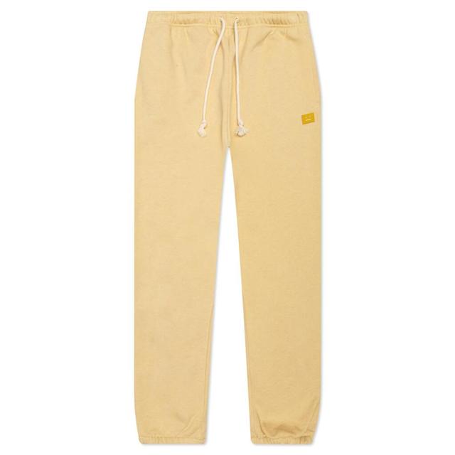 Fleece Sweatpants - Pale Yellow/Melange Male Product Image