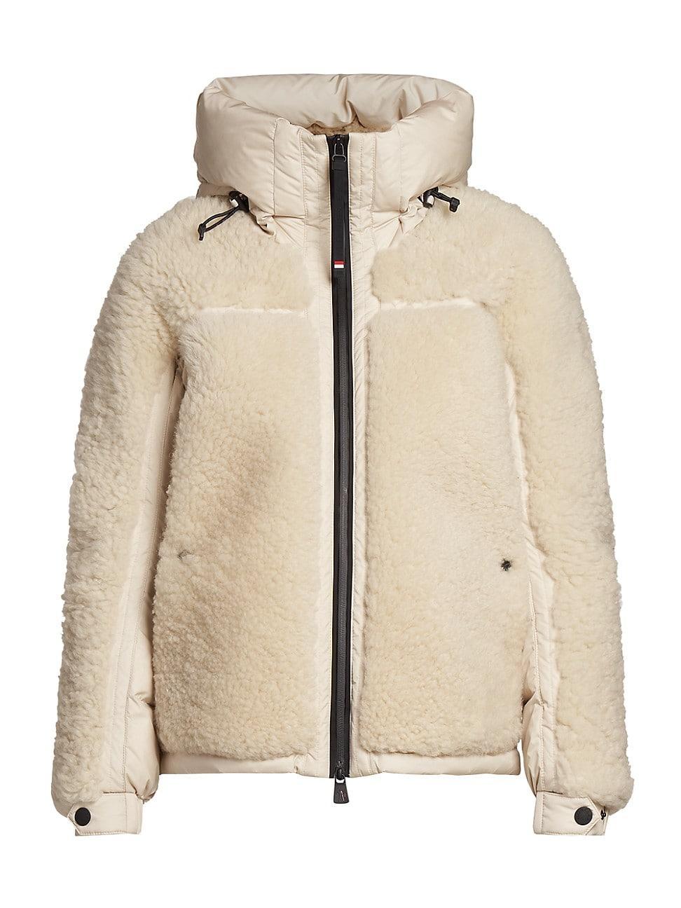 Womens Epicea Shearling Down Bomber Jacket Product Image