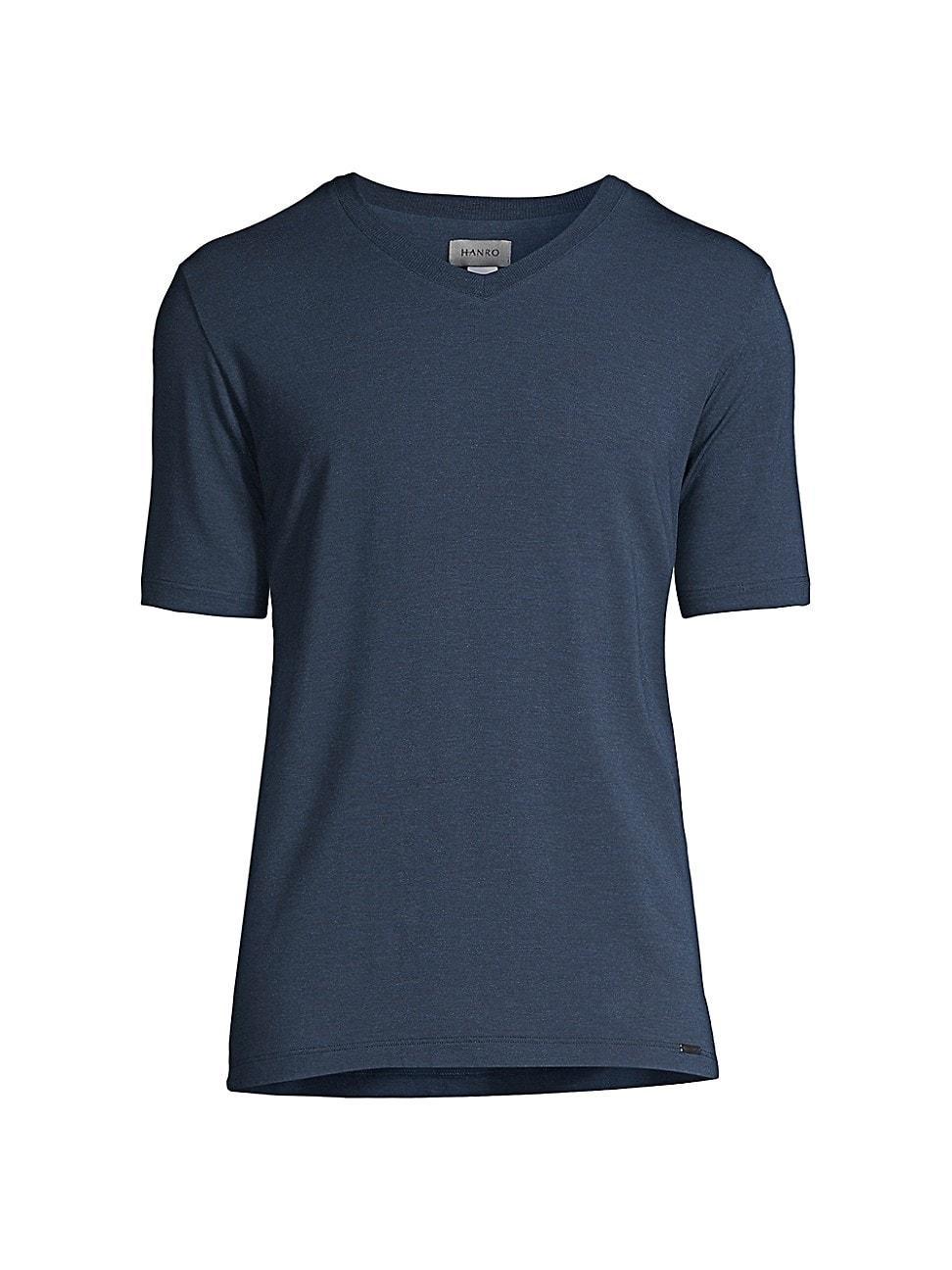 Mens Casuals Short-Sleeve V-Neck T-Shirt Product Image