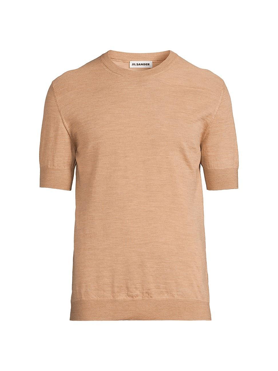 Mens Cotton Crewneck T-Shirt Product Image