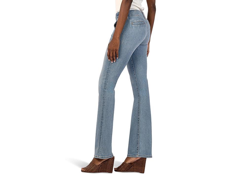 KUT from the Kloth Natalie Mid Rise Trouser Flare Bck Welt In Moment (Moment) Women's Jeans Product Image