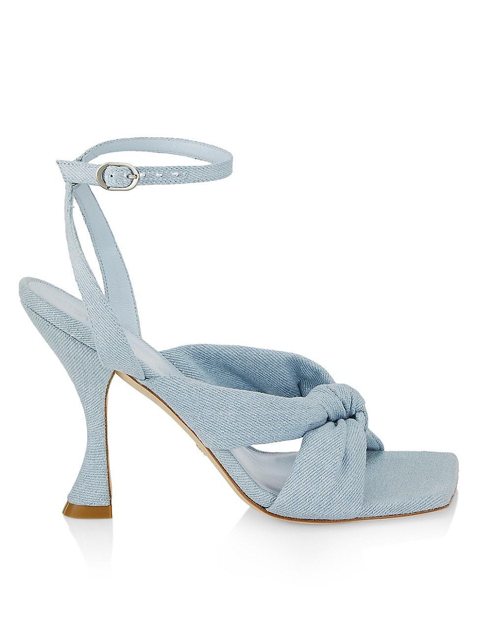 Womens Playa Ankle-Strap Denim Sandals Product Image