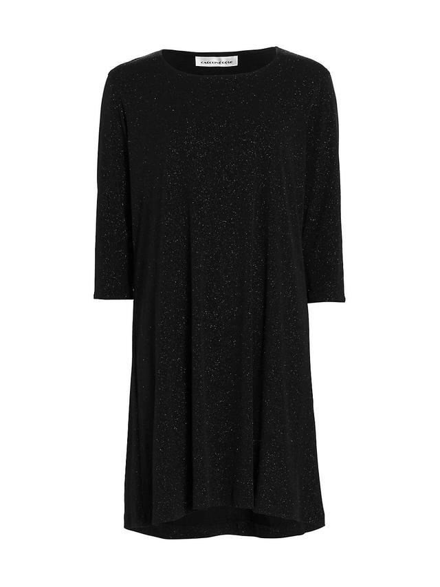 Womens Sparkle Knit Swing Dress Product Image