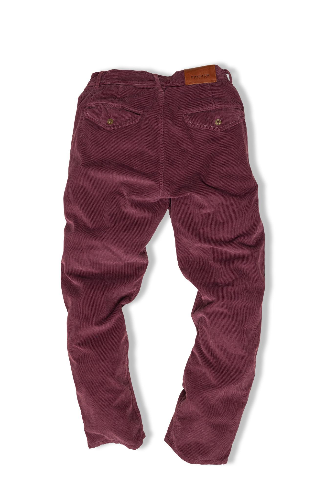 Rowan Trouser | Corduroy Wine Male Product Image