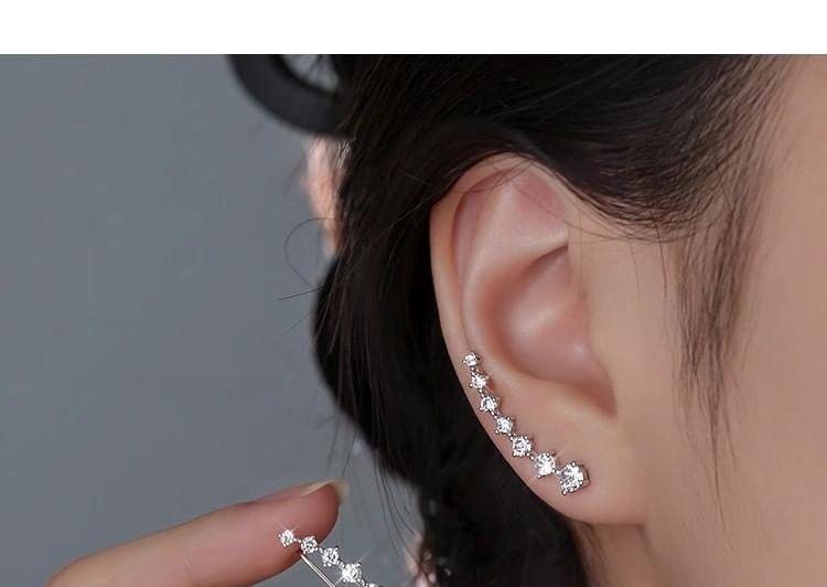 Rhinestone Crawler Earring Product Image