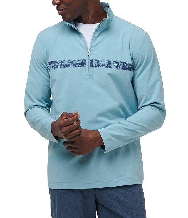 TravisMathew Performance Stretch Swell Season Quarter-Zip Pullover Product Image