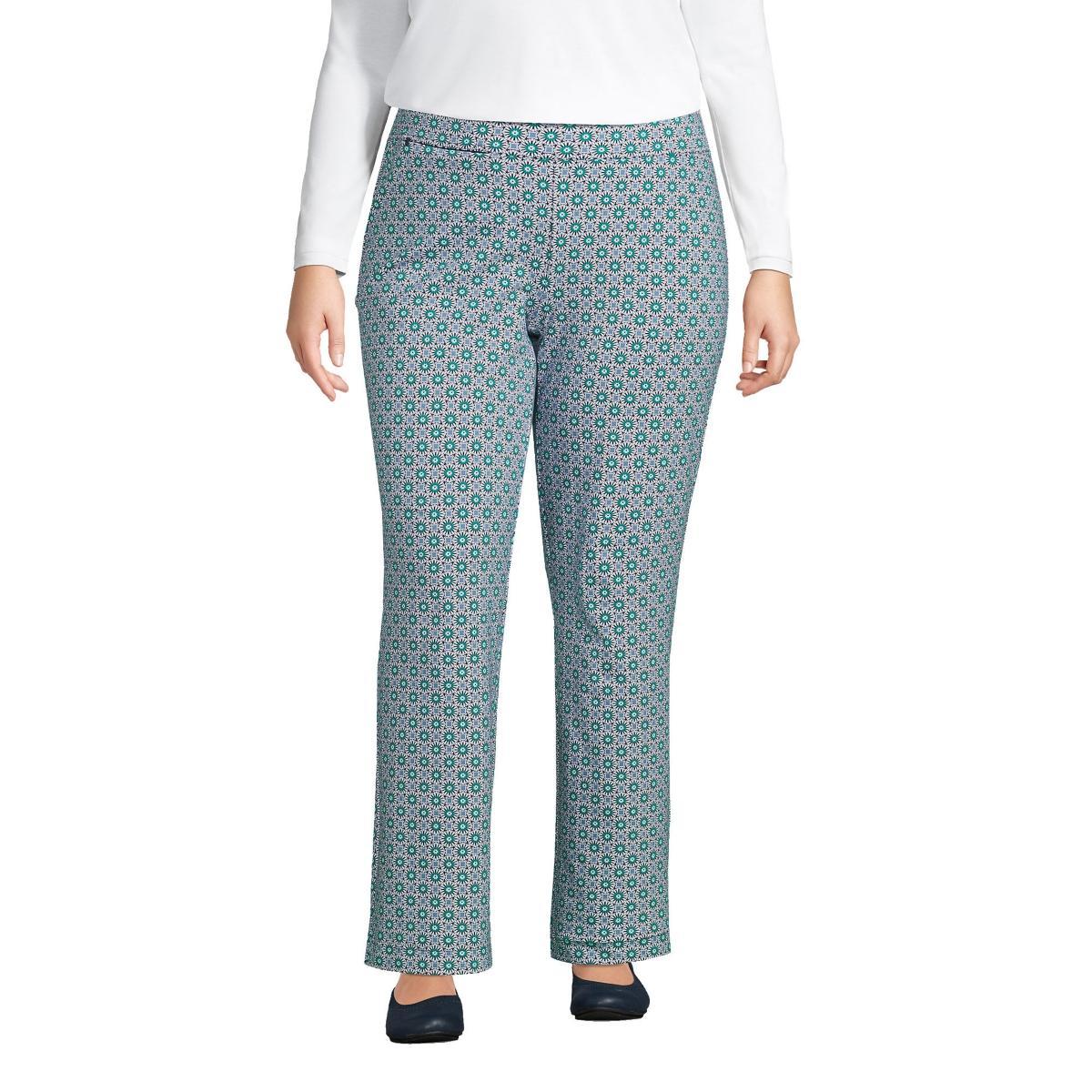 Wool Wide-leg Trousers In Multi Product Image