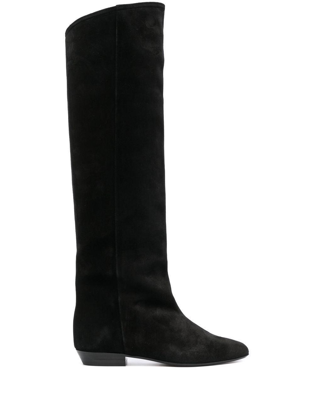 suede 60mm knee boots product image