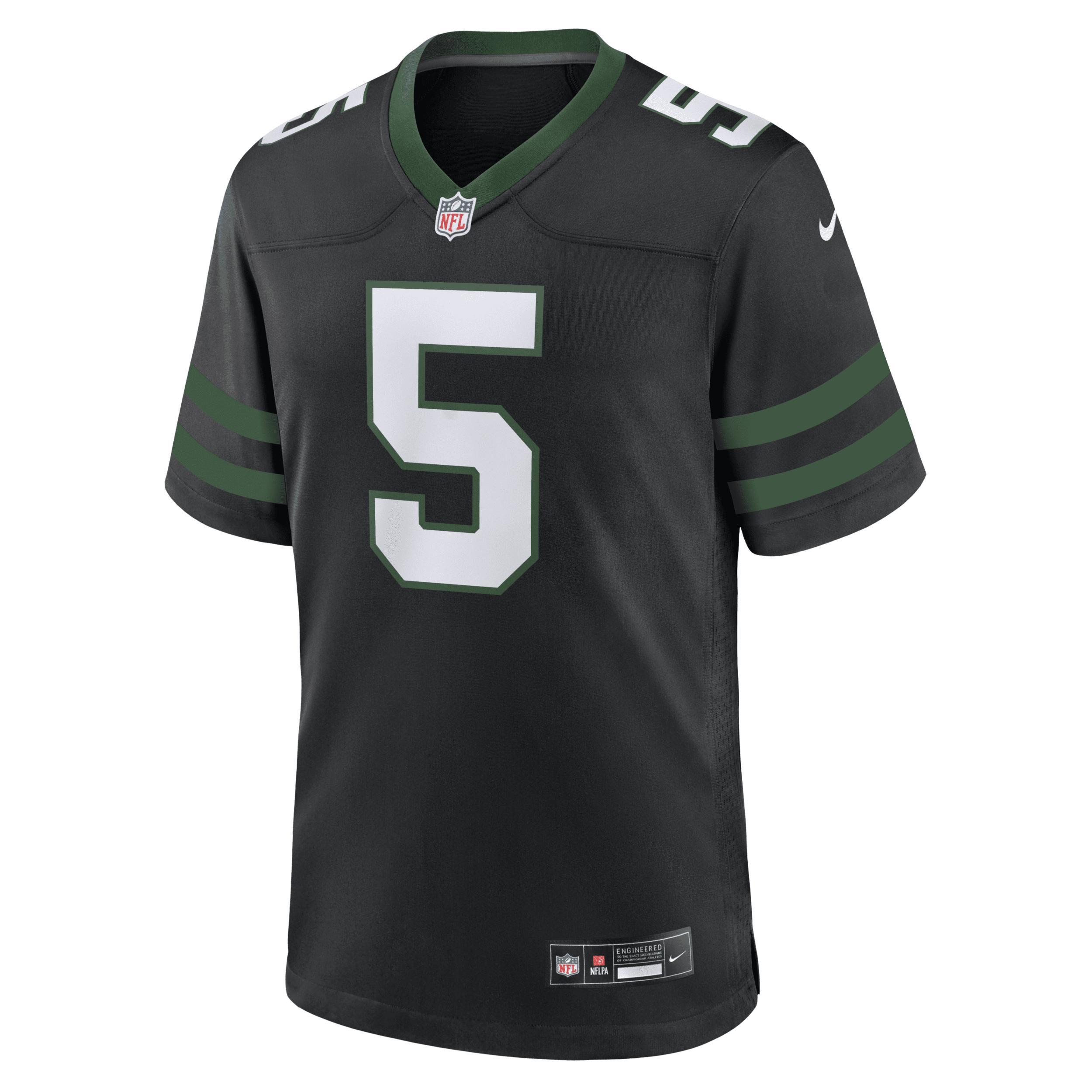 Mens Nike Garrett Wilson Legacy New York Jets Game Jersey Product Image