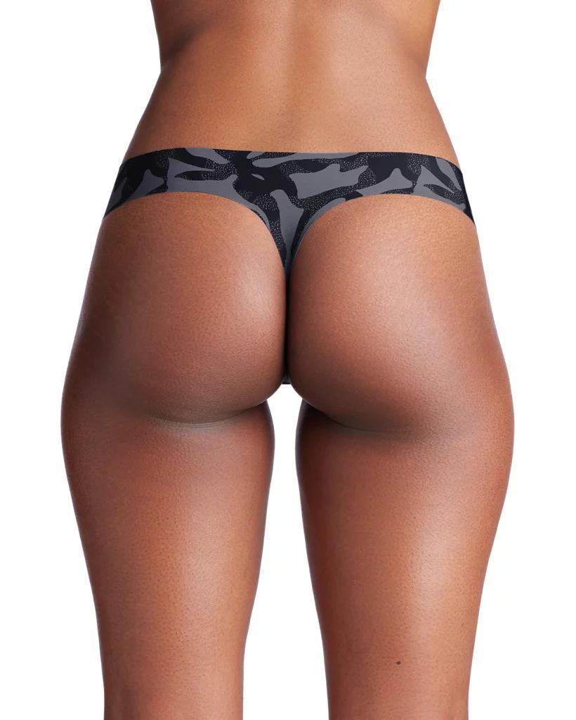 Women's UA Pure Stretch 3-Pack Printed No Show Thong Product Image