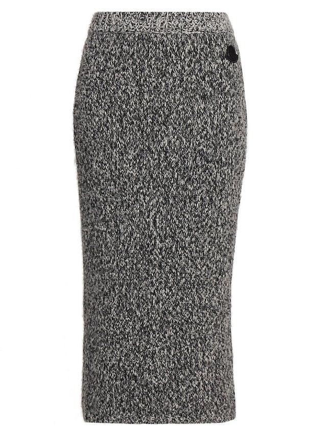 Moncler Wool Blend Moulin Sweater Skirt Product Image