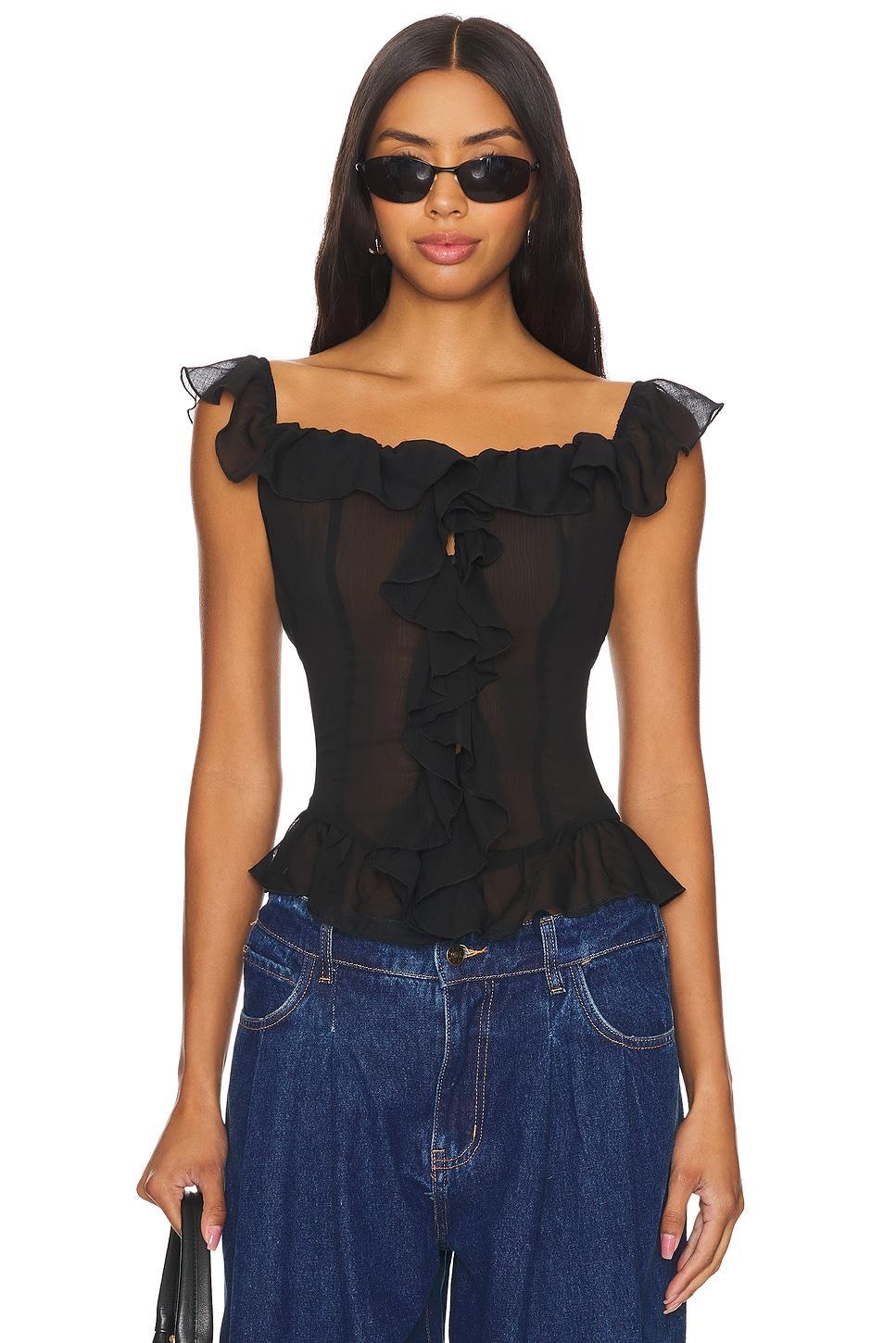 Timeless Ruffle Top LIONESS Product Image