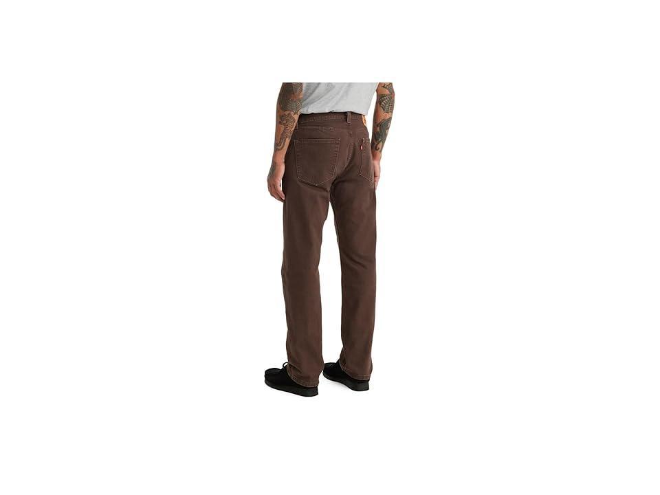 Mens Levis 505 Regular Fit Stretch Jeans Desert Brown Product Image