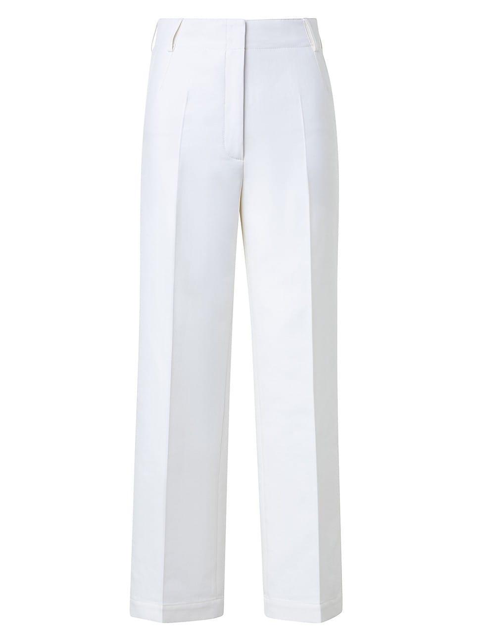 Womens Flora Cropped Wide-Leg Pants Product Image