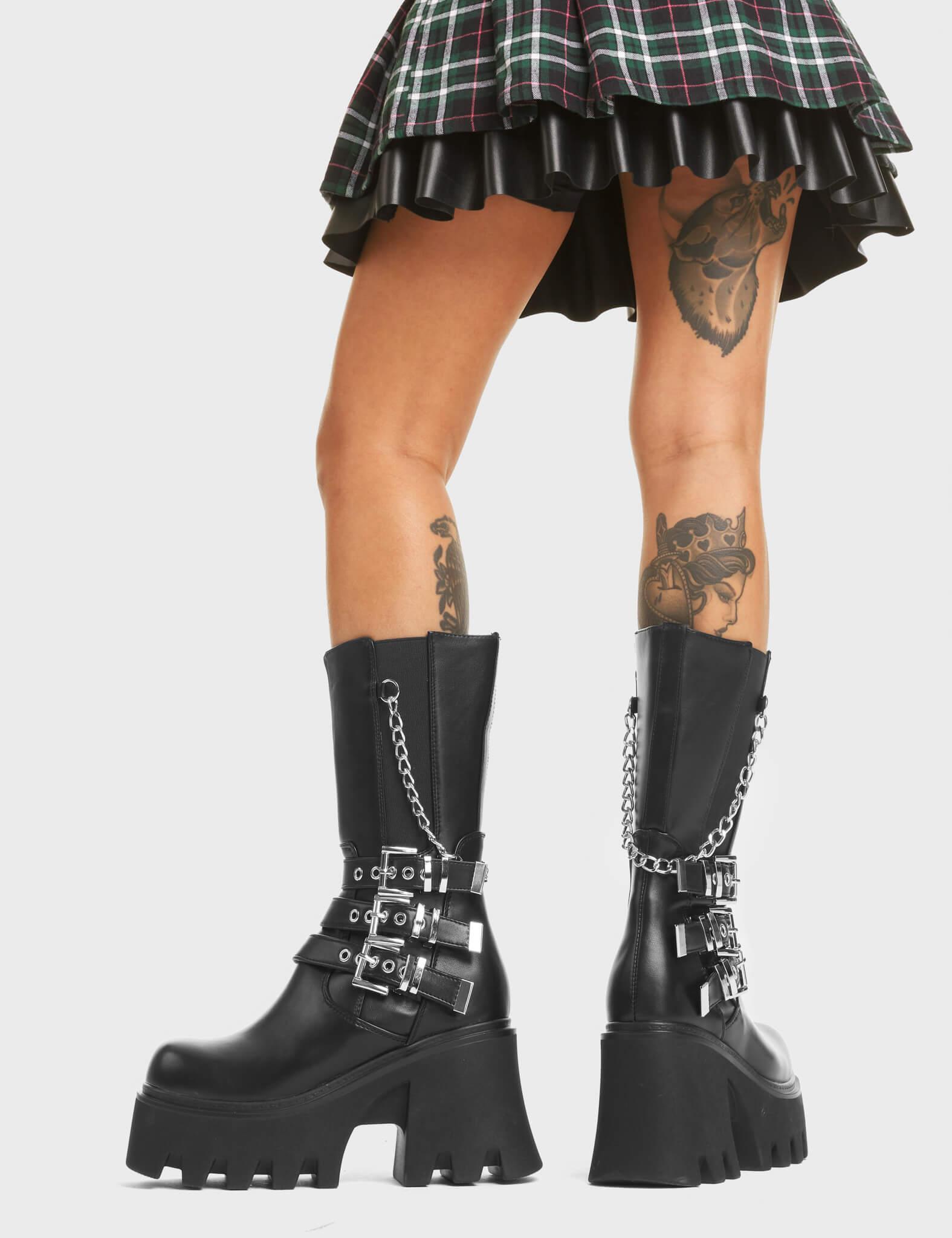 Eternal Chunky Platform Ankle Boots Product Image