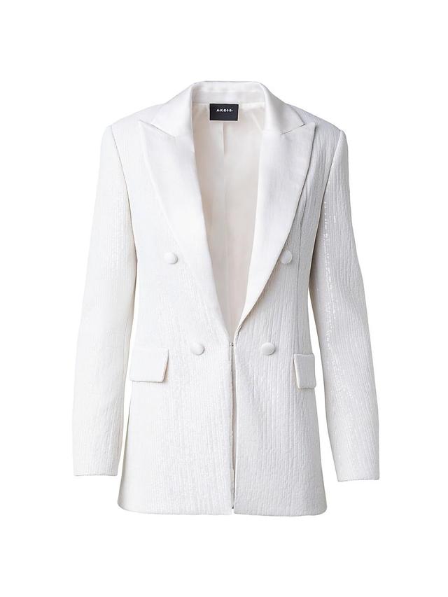 Womens Lucia Sequin Tuxedo Jacket Product Image