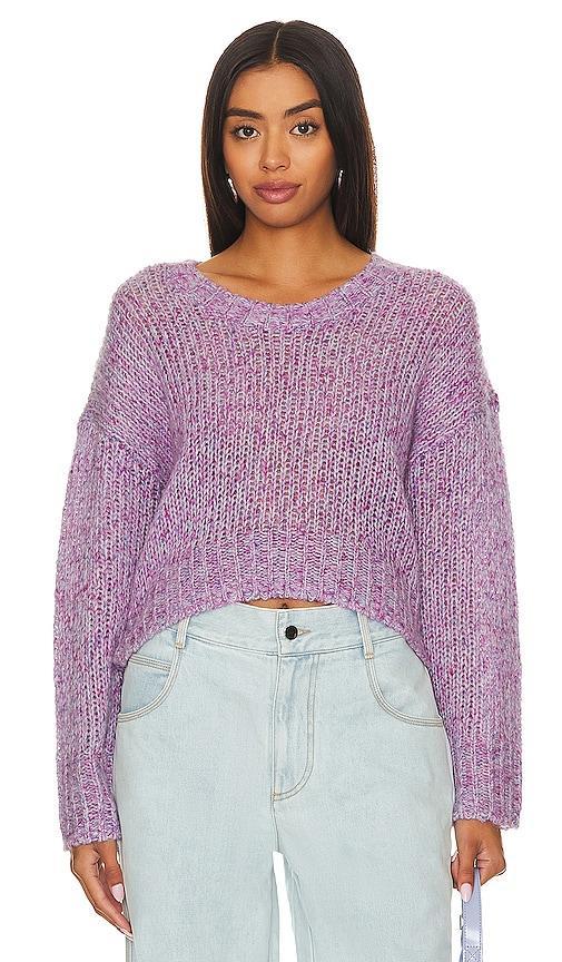 27 miles malibu Gaetana Sweater in Purple. - size XL (also in XS) Product Image