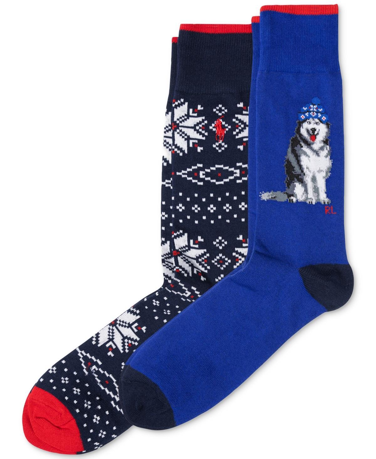 Polo Ralph Lauren Mens 2-Pk. Holiday Husky Slack Socks Product Image