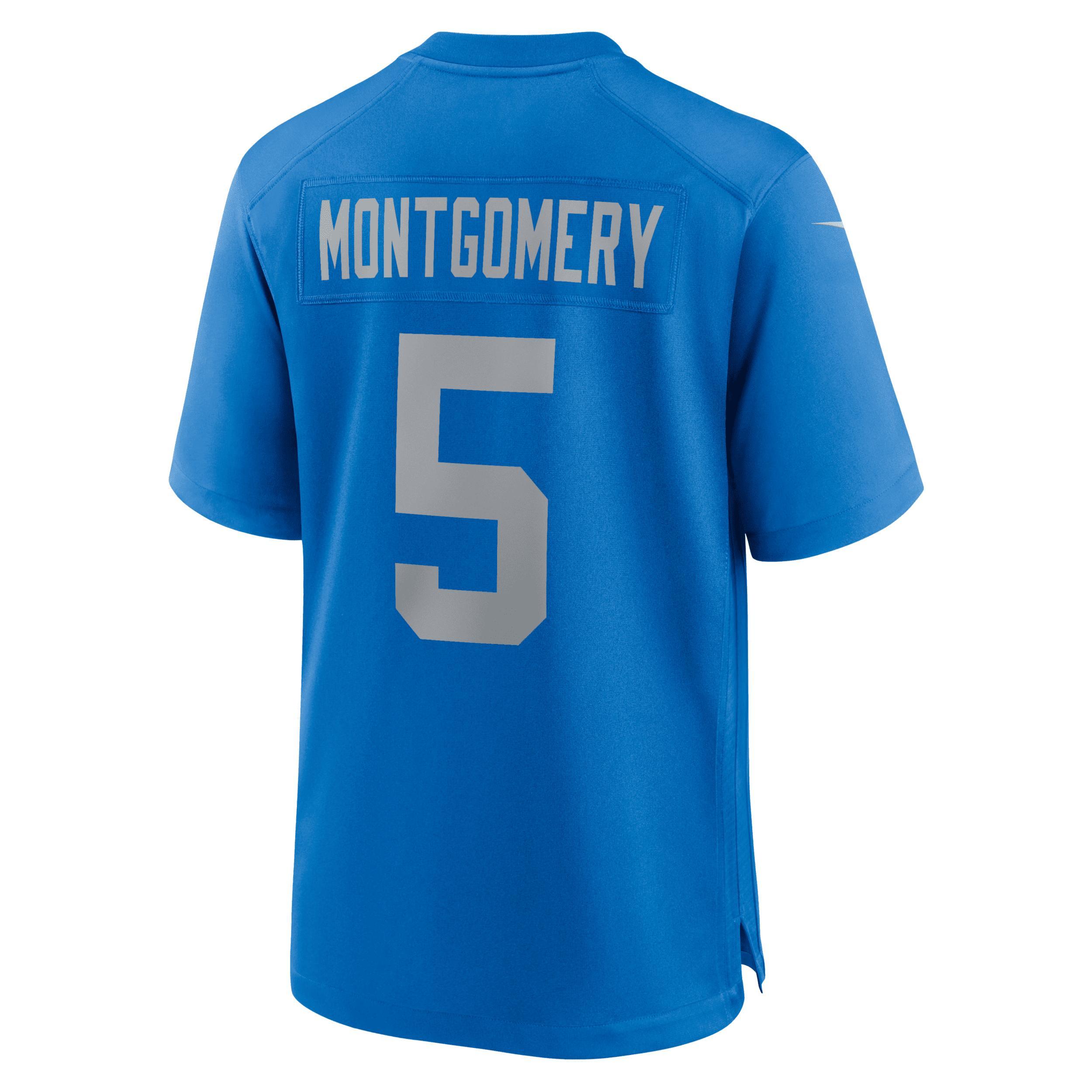 David Montgomery Detroit Lions Nike Men's NFL Game Football Jersey Product Image