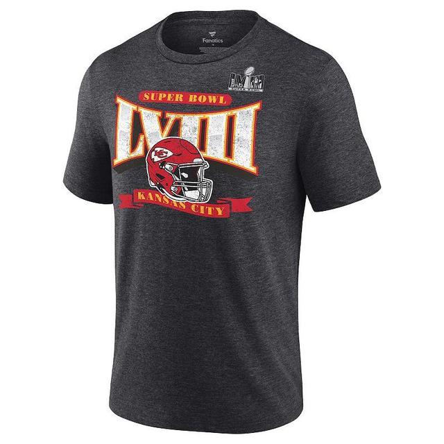 Mens Nike Kansas City Chiefs NFL 2023 Super Bowl Bound Triblend Tee Product Image