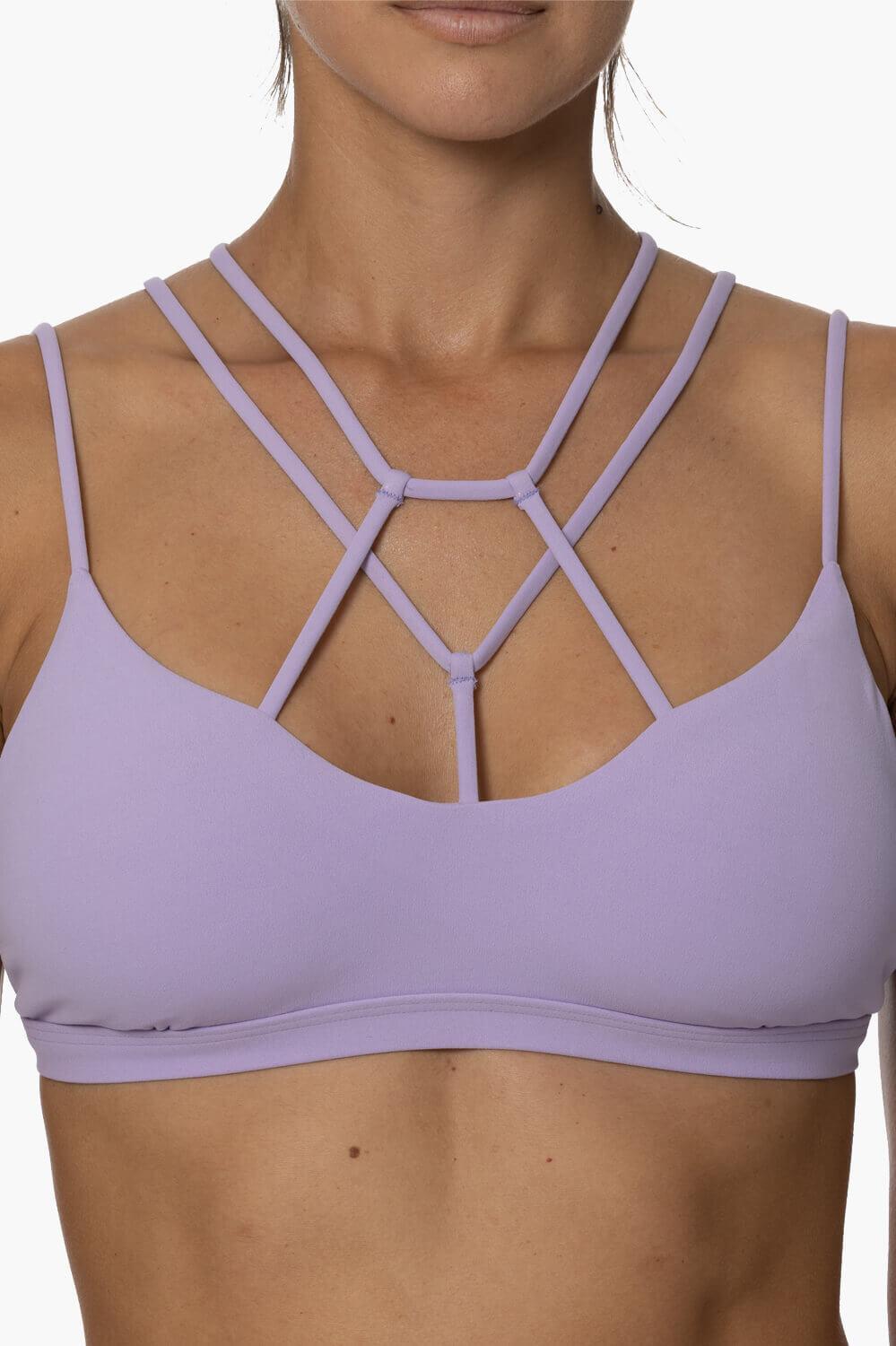 Calicoan Lace Sports Bra - Taro Female Product Image