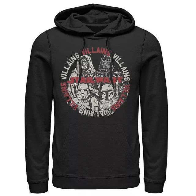 Mens Star Wars Villains Group Shot Circle Logo Graphic Pullover Hoodie Product Image