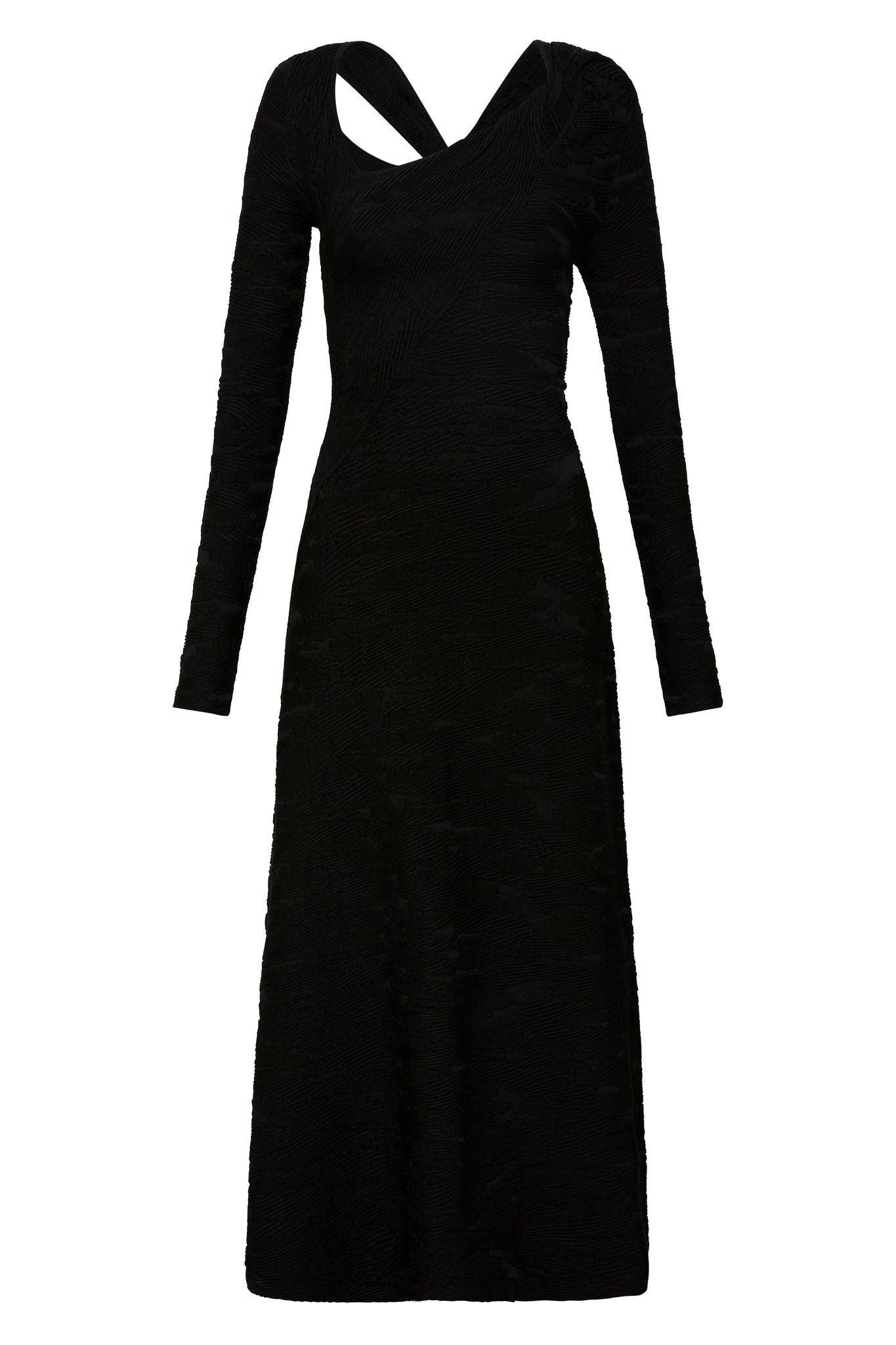 Celeste Twist Knit Midi Dress Product Image