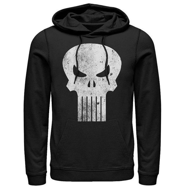 Mens Marvel The Punisher Classic Retro Skull Logo Graphic Hoodie Product Image