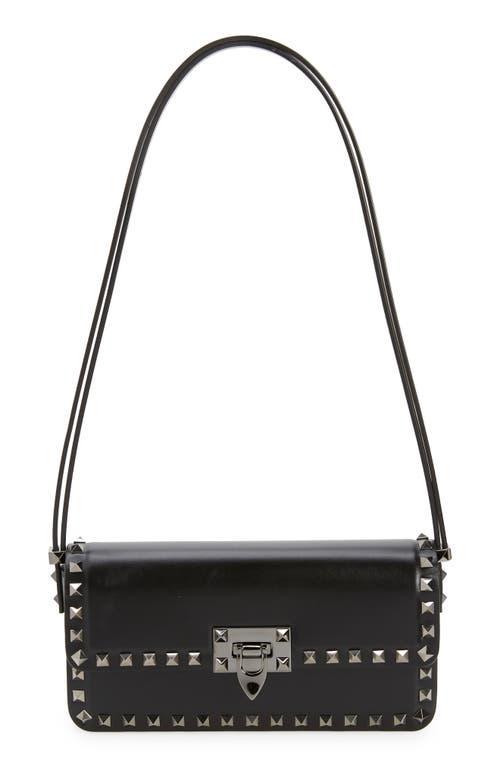 Valentino Garavani Rockstud Leather East/West Shoulder Bag Product Image