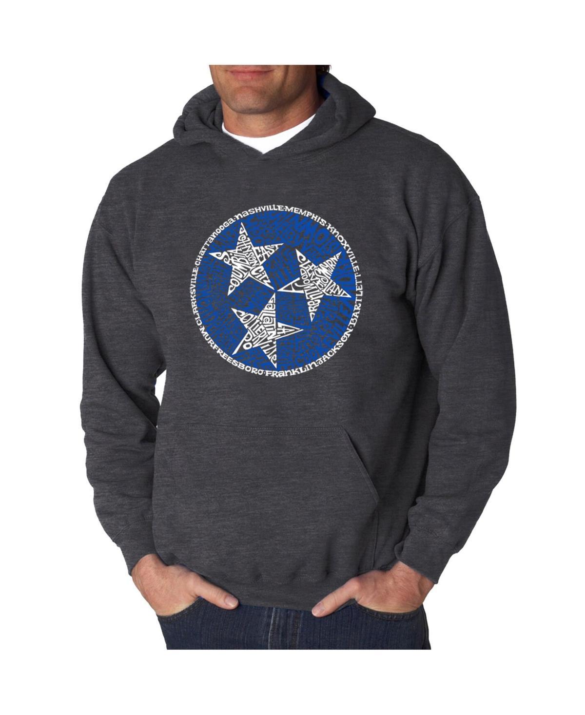 La Pop Art Mens Tennessee Tristar Word Art Hooded Sweatshirt Product Image